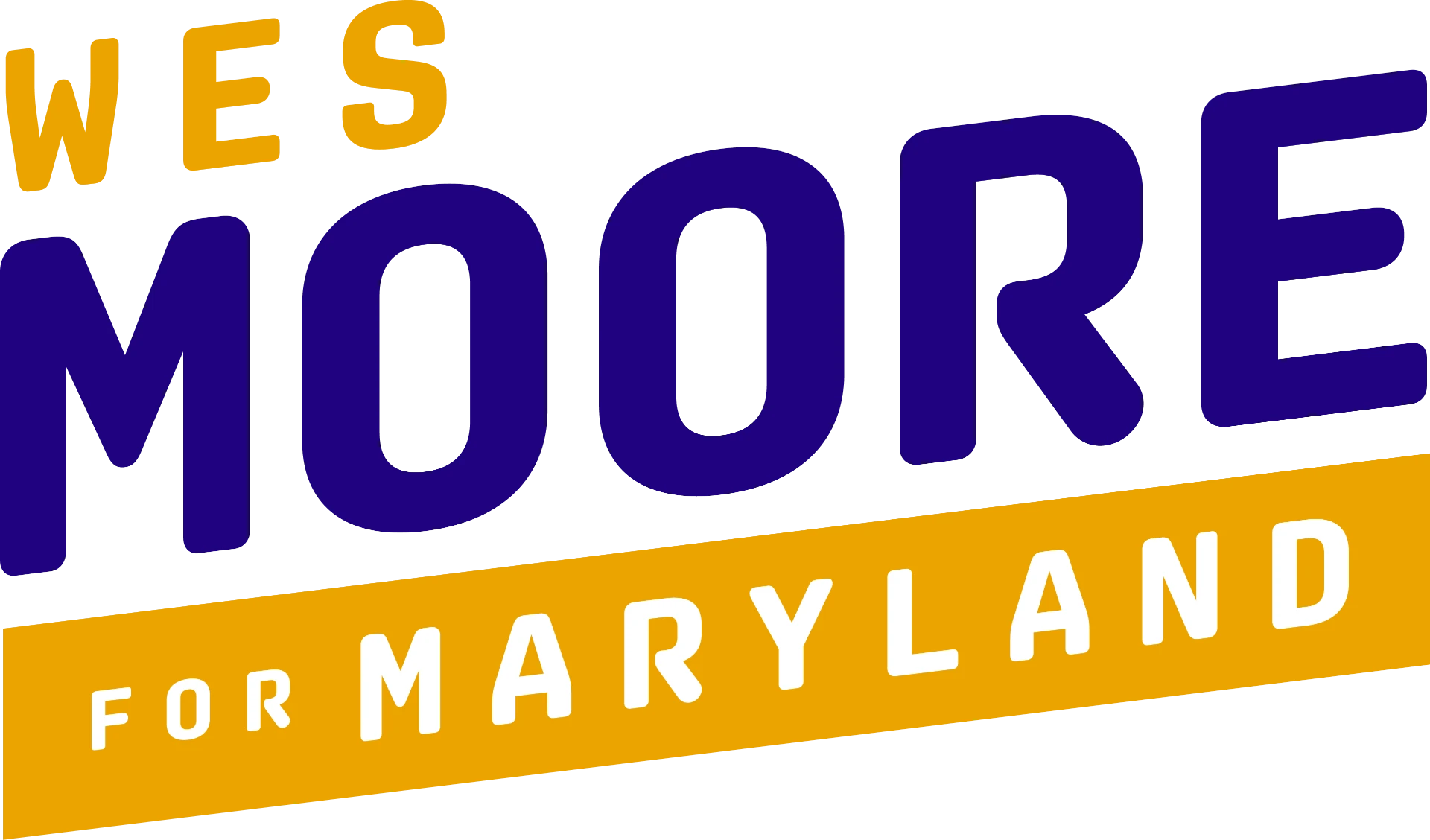 Wes Moore for Maryland campaign logo